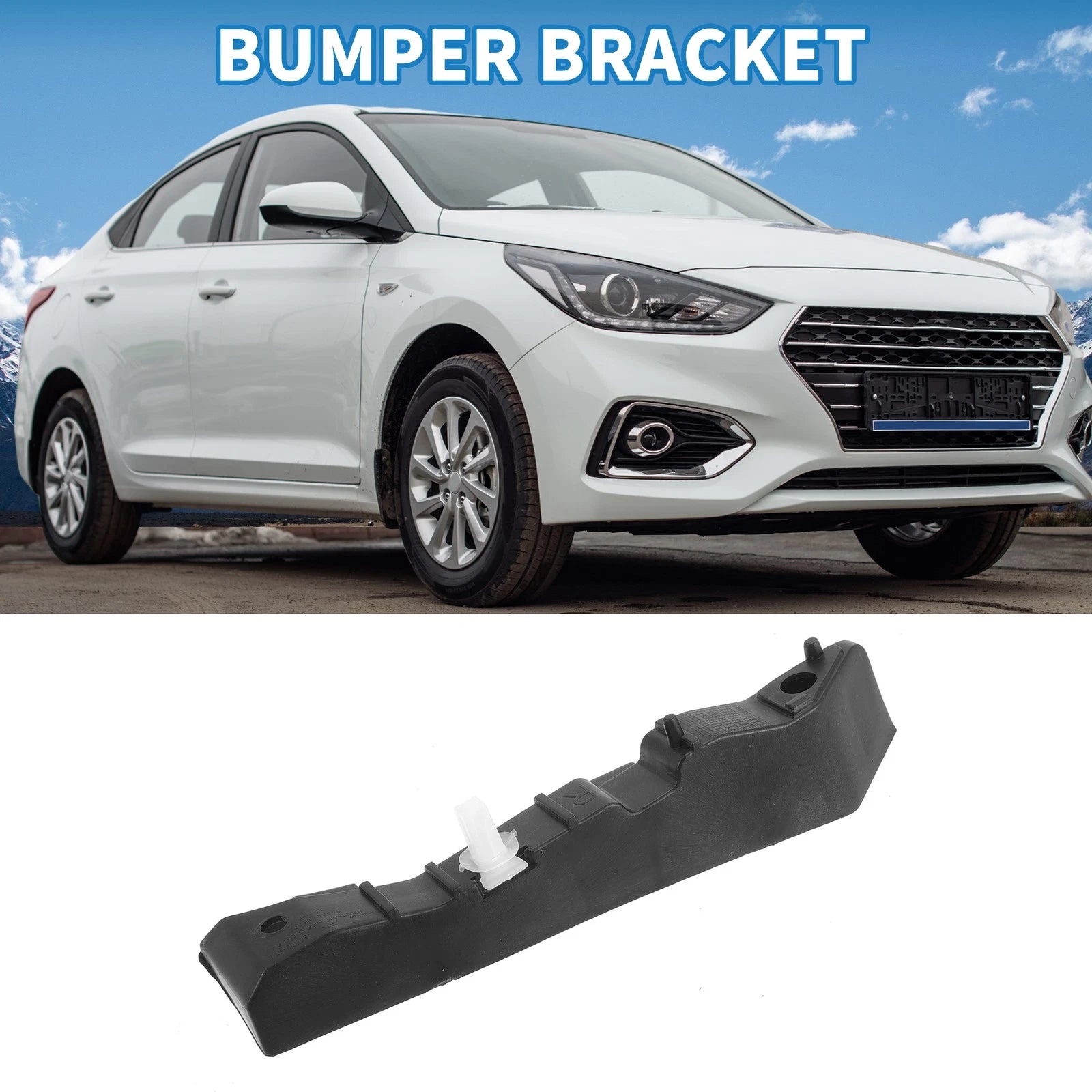 Left Front Bumper Retainer Bracket No. 865921E000 for Hyundai Accent (2006–2011)