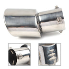 Rear Exhaust Pipe Tail Muffler Tip for - Silver Stainless Steel