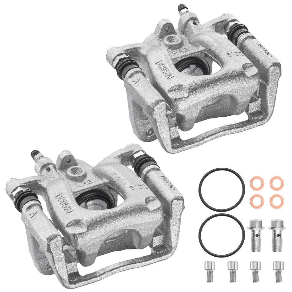 Rear Disc Brake Calipers with Brackets for Mazda 6 2016–2021 2.5L (Both Sides)