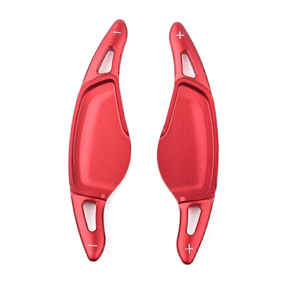 Aluminum Red Steering Wheel Paddle Shifter Extension for BMW 5 7 Series X3 X4 X5 (2010–2023)