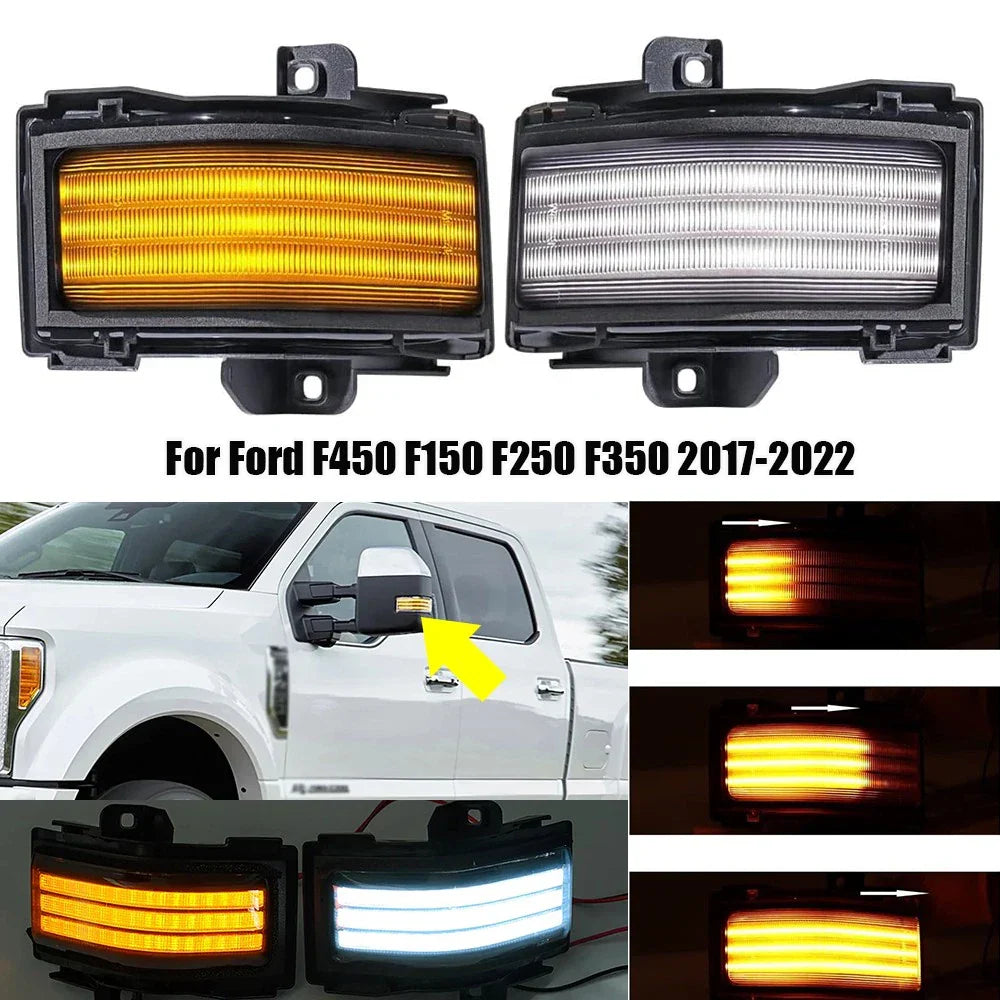 Sequential Mirror Turn Signal Light for Ford F-Series (2017–2022)