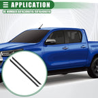 Set of 2 Rear Door Window Belt Weatherstrip for Toyota Hilux (2005–2014)