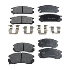 Set of 4 Semi-Metallic Brake Pads for Subaru Legacy (1996)
