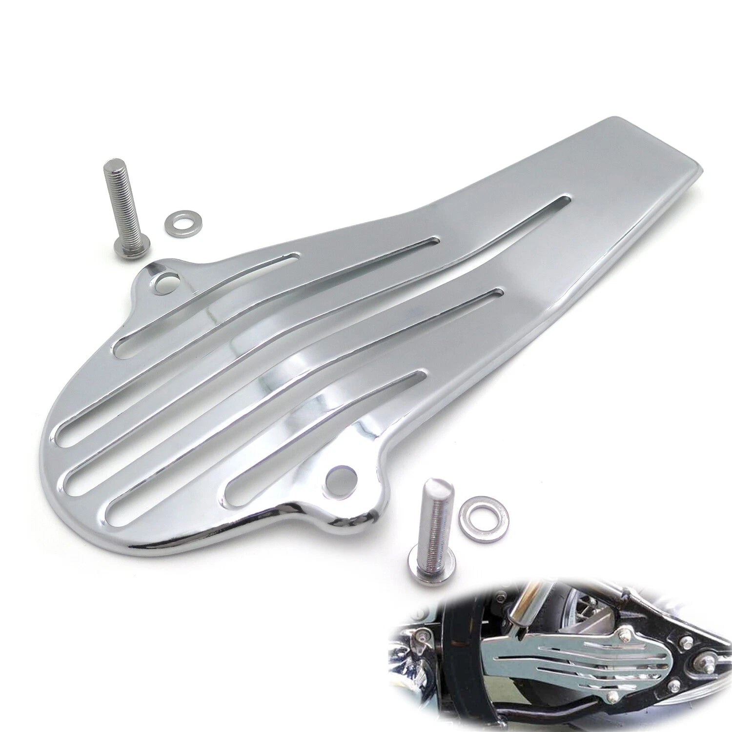 Chrome Grille Drive Shaft Cover for Yamaha V-Star 650 1100 (1999–2009)