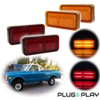 LED Marker Lights for Chevy C10 GMC C15 C25 K15 Pickup (1968–1972)