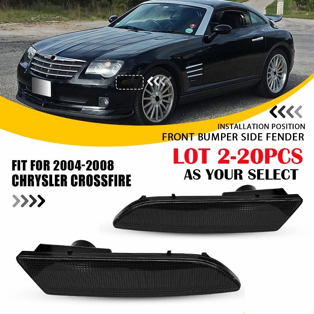Set of 20 Marker Side Lights for Chrysler Crossfire (2004–2008)
