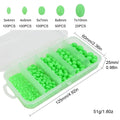Set of 375 Luminous Fishing Beads for