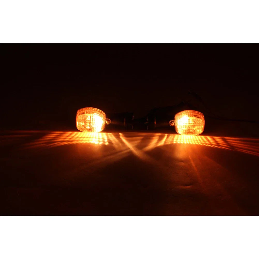 Clear Front Rear Turn Signal Lights for Kawasaki Ninja ZX12R ZX9R ZX7R (2000-2006)