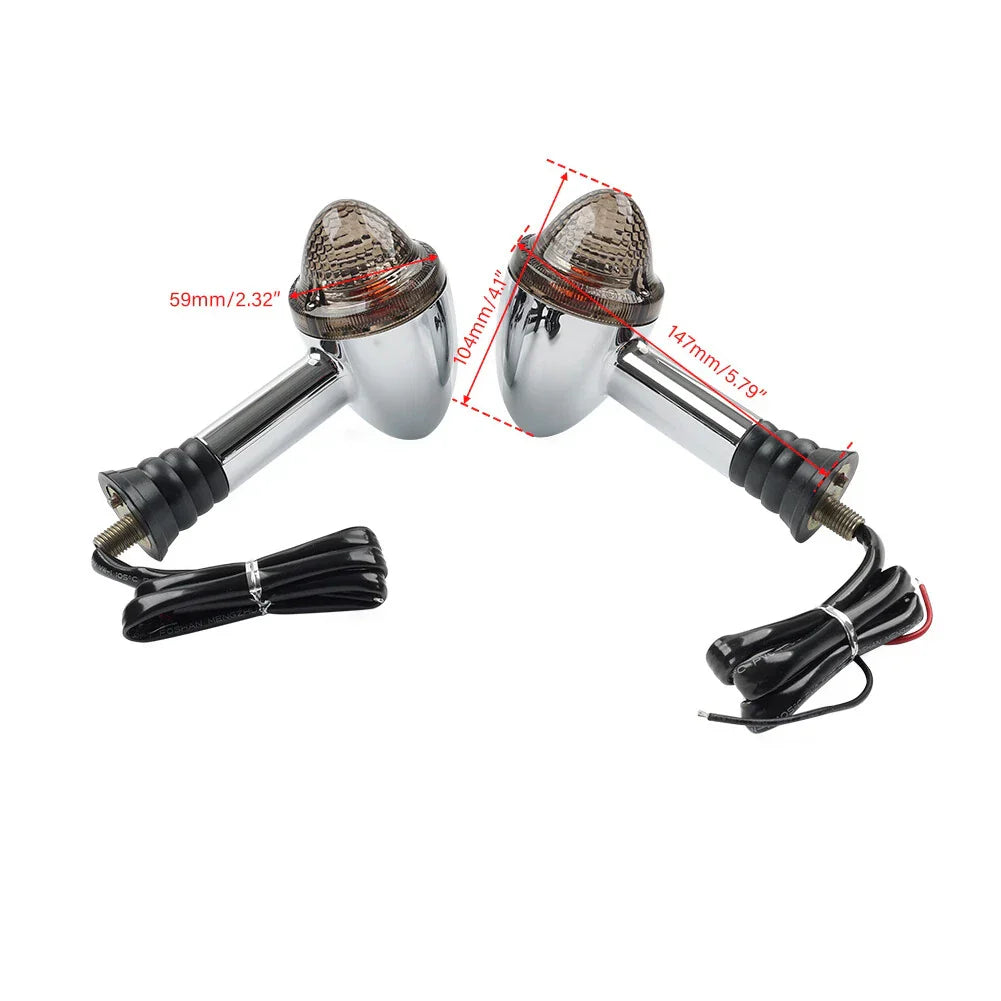 Amber Turn Signal Indicators for Triumph Speedmaster 865, Scrambler (2001-2023)