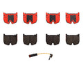 Front Ceramic Brake Pad Set with Wear Sensor for Benz W211 W220 W215 W230