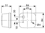 Front Indicator Side Light Assembly for International 484 584 684 784 884