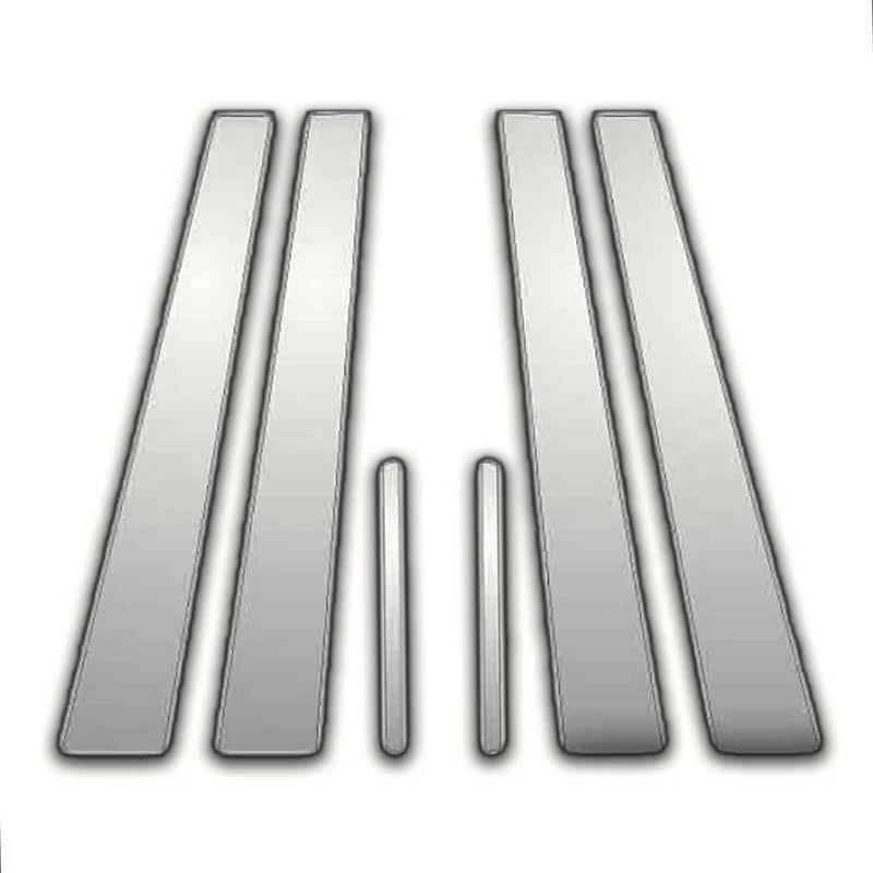 6Pc Chrome Pillar Post Covers Replacement for Toyota Avalon (1999–2004)