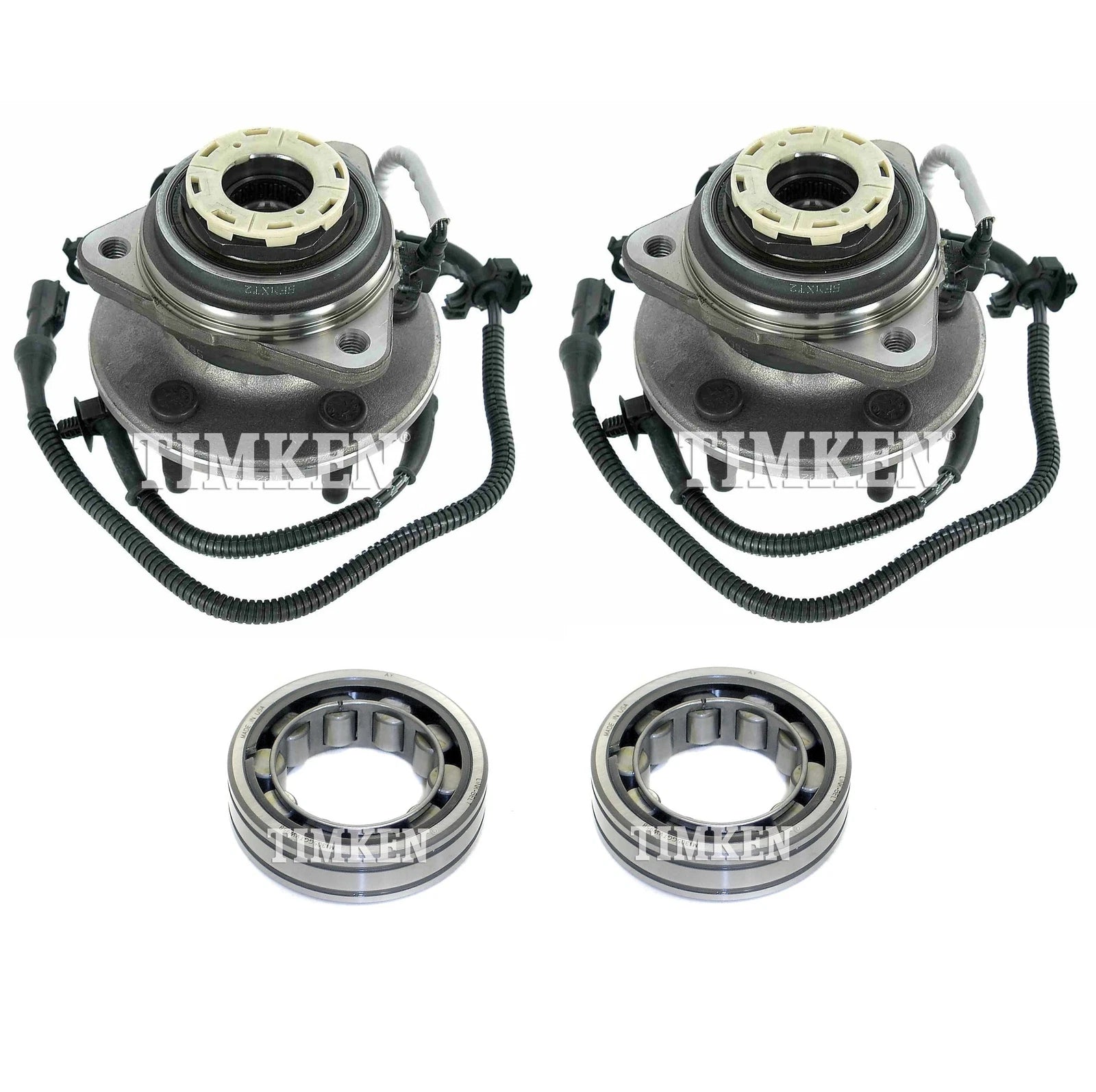 Wheel Bearings & Hubs Kit for Ford Ranger 4WD (ABS) (Timken)