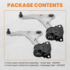 Set of 2 Front Lower Control Arm Ball Joints for Ford Fusion MKZ (2013–2020)