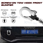 Anodized Alloy Silver Tow Hook for Audi A4 A5 A7 B8 RS7 S4 S5 (2010-2019)