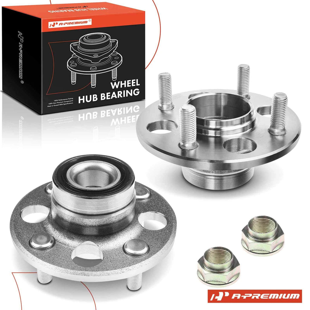 2X Rear Wheel Hub & Bearing Assembly for Honda Civic (1985–2020)