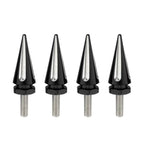 4 x Black Spike Windscreen Screw Bolts for Harley Touring Road Glide (1998-2025)