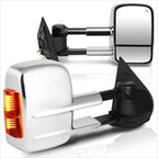 Power Heated Chrome Towing Mirror w/LED Signal for Silverado/Sierra (2007–2014)