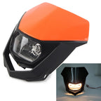 1x Headlight for Supermoto Dirt Bike (Universal)