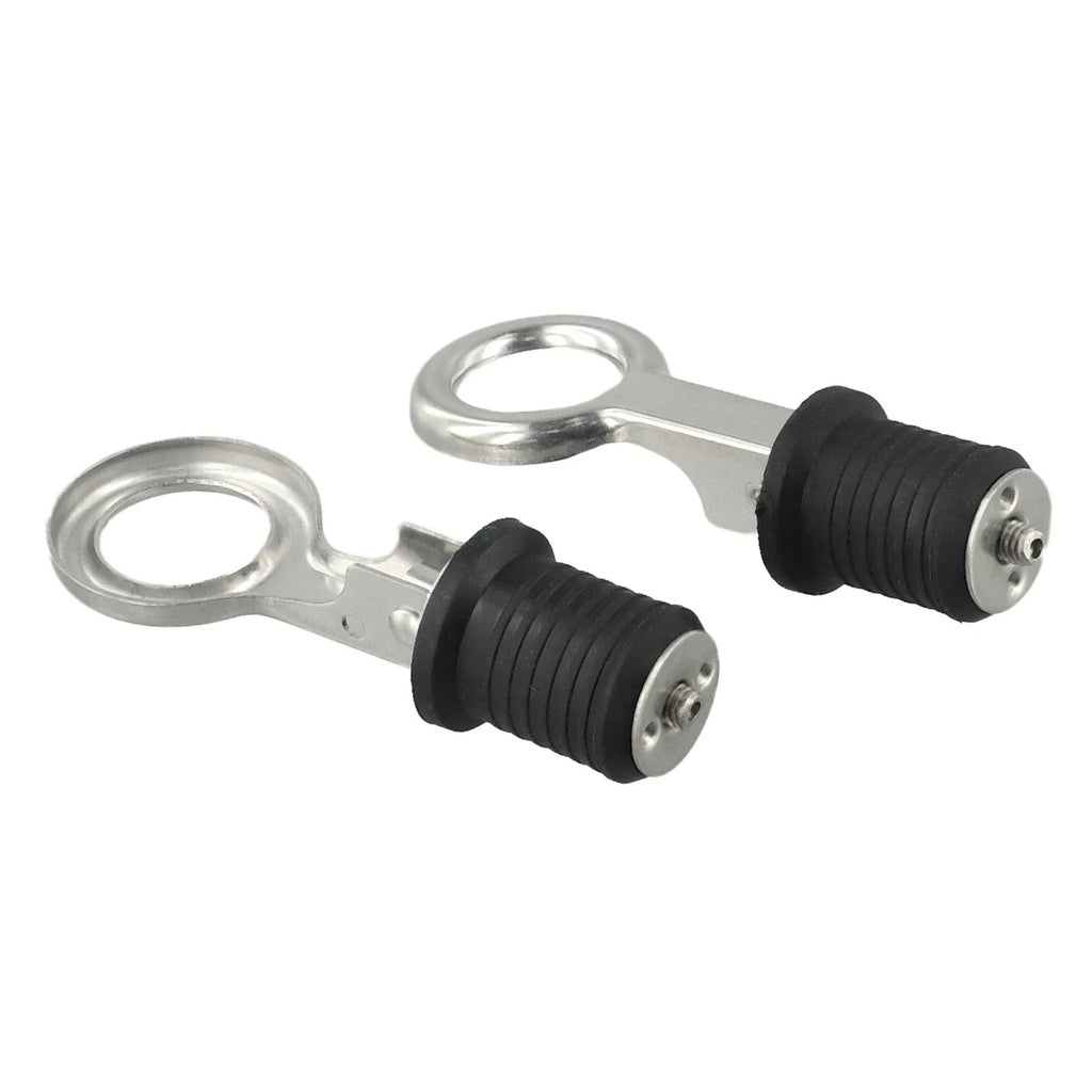 Drain / 1 Inch / Stainless Steel and Rubber for Boats and Livewells