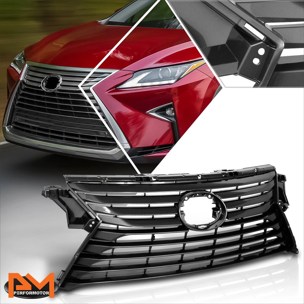 Grille for RX350/RX350L/RX450H (2016–2019) Horizontal Slats w/Badge Slot