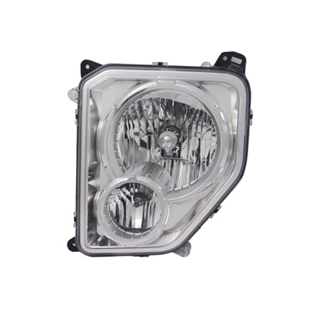 Replacement Chrome Driver Side Headlight Assembly w/Fog Lights
