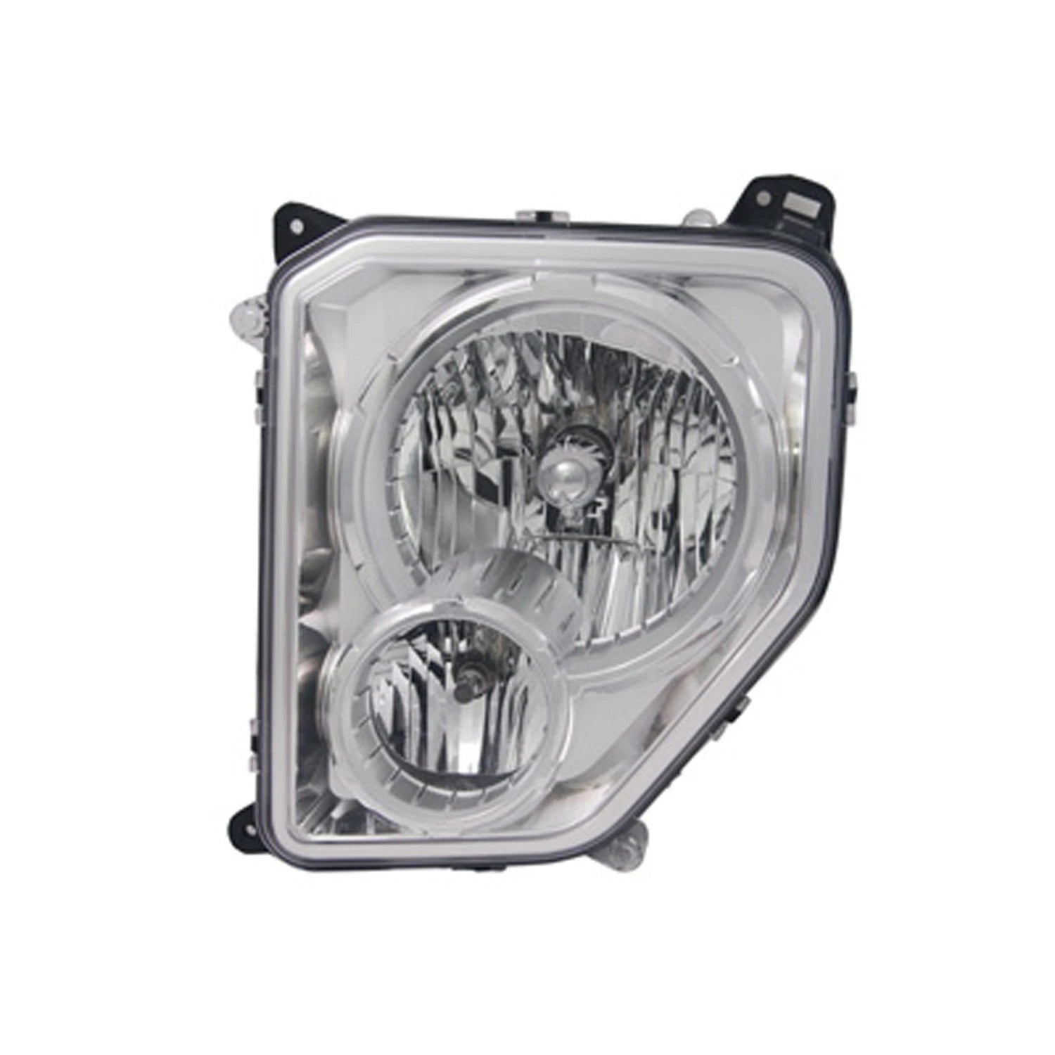 Replacement Chrome Driver Side Headlight Assembly w/Fog Lights