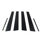 6X Bright Black Pillar Posts Door Window Trim for Dodge Charger (2011–2021)