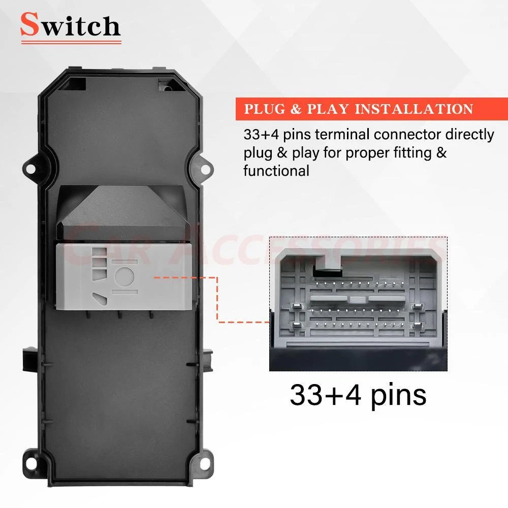 Master Power Door Window Switch 35750-TL2-A12 for Acura TSX (2009–2014)