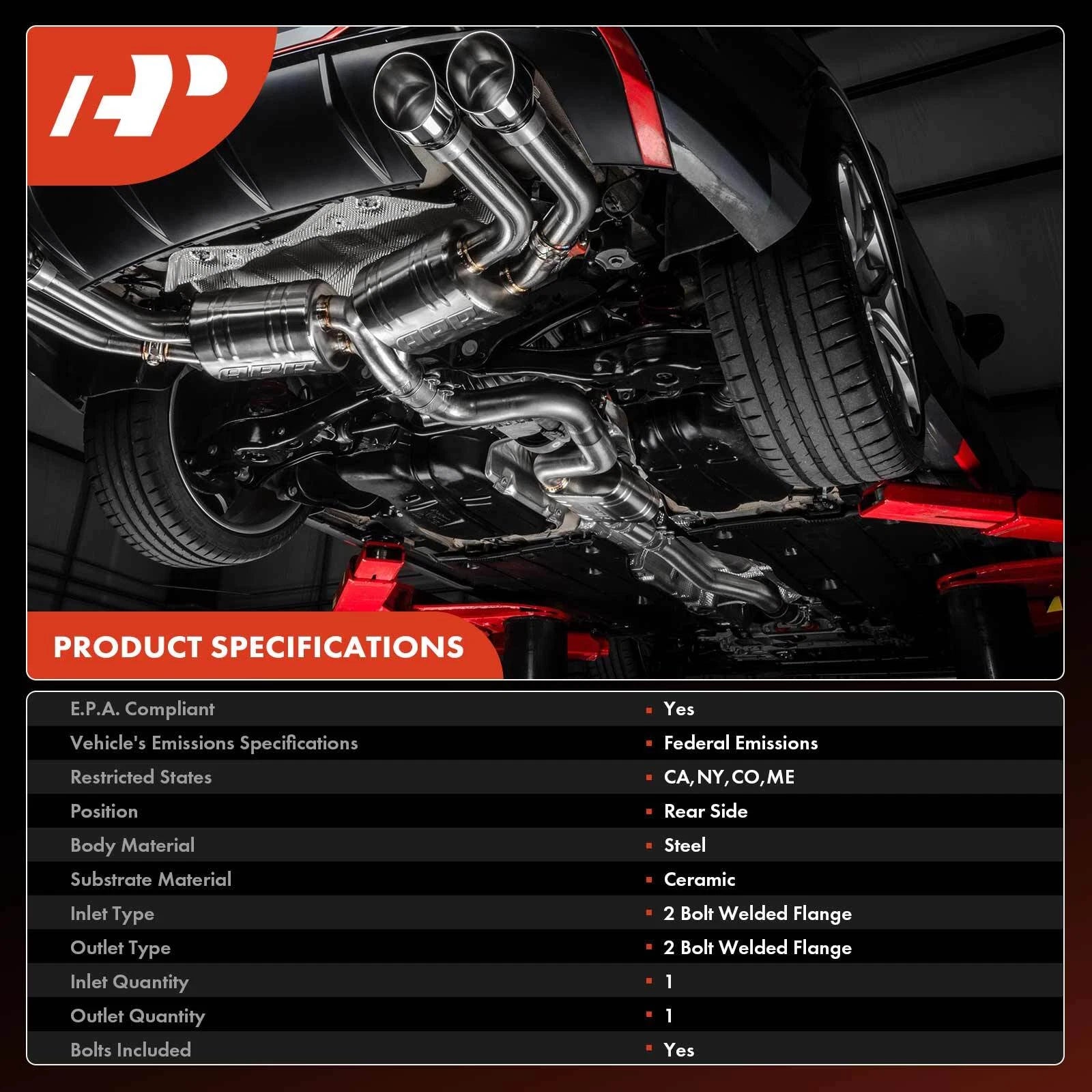 Catalytic Converter for Nissan Altima L4 2.5L (2002–2022)