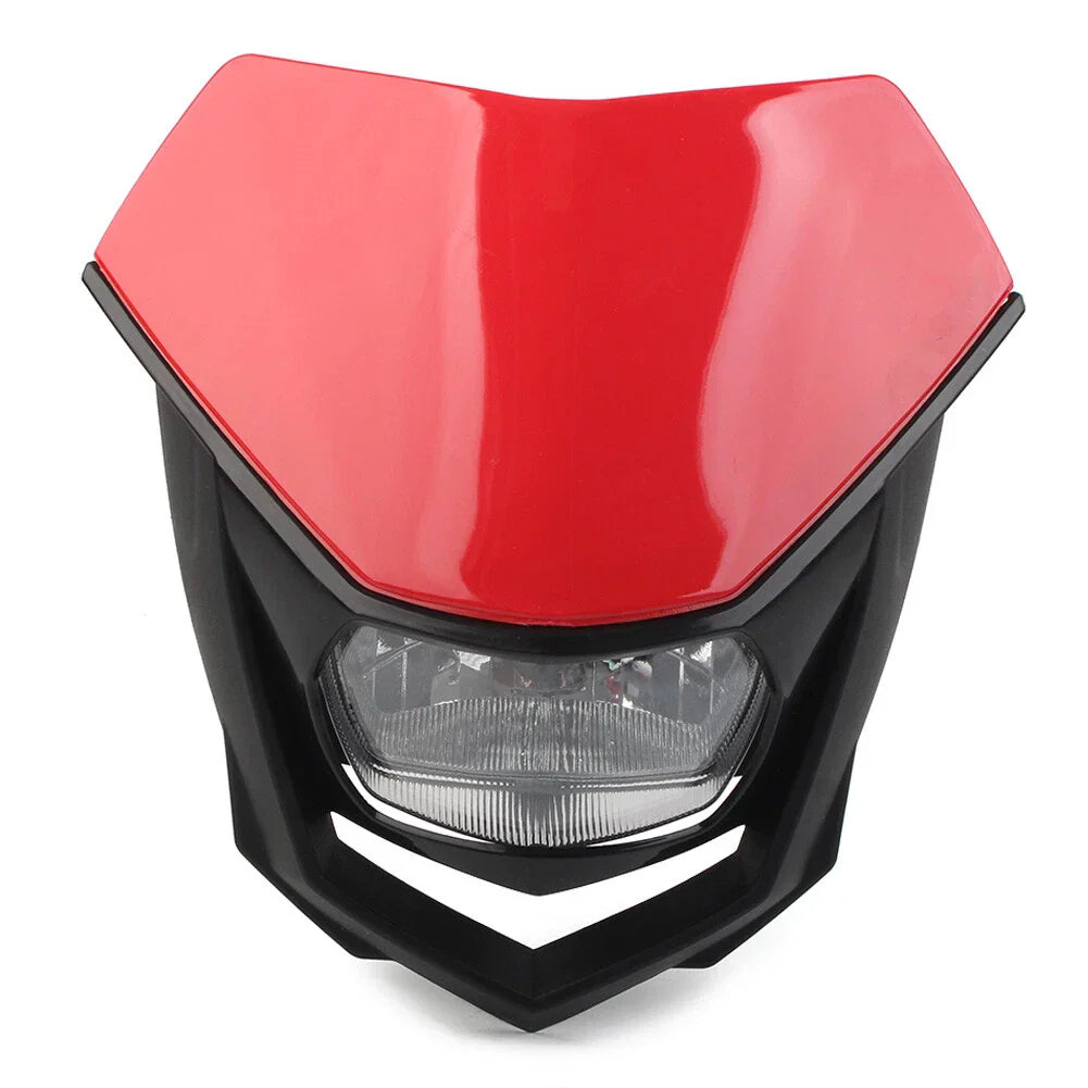 Headlight Fairing for Supermoto Dirt Bike - Red