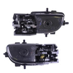 Interior Door Handle Black Pair L+R Fits Toyota Vios Yaris 4D Sedan 2007-12 D06