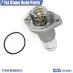 Thermostat & Housing for Chevy GMC Canyon Hummer Isuzu i-280 i-290 (2004–2009)