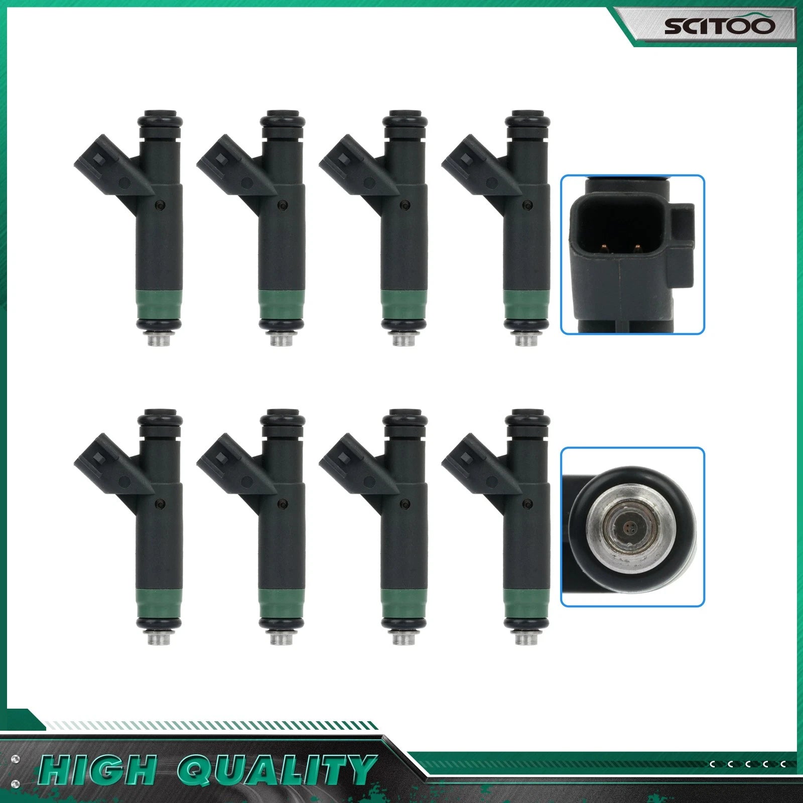 8X Fuel Injectors for Dodge Ram 1500 4.7L 2004-2007, 5.7L 2006 53032704AB