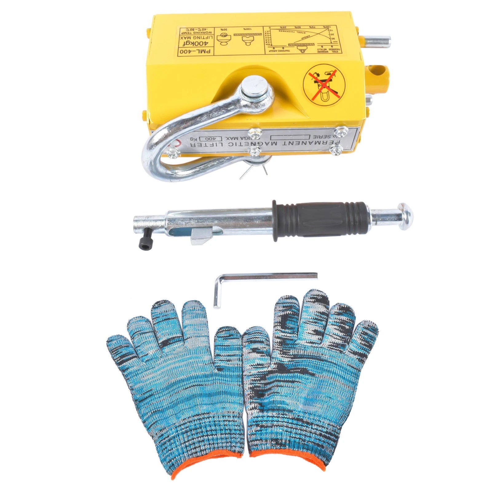 Steel Magnetic Lifter for Heavy Duty Lifting (400 kg)