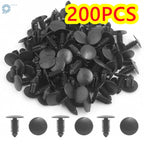 Set of 200 Plastic Rivets for Car Fender Hole (Universal)