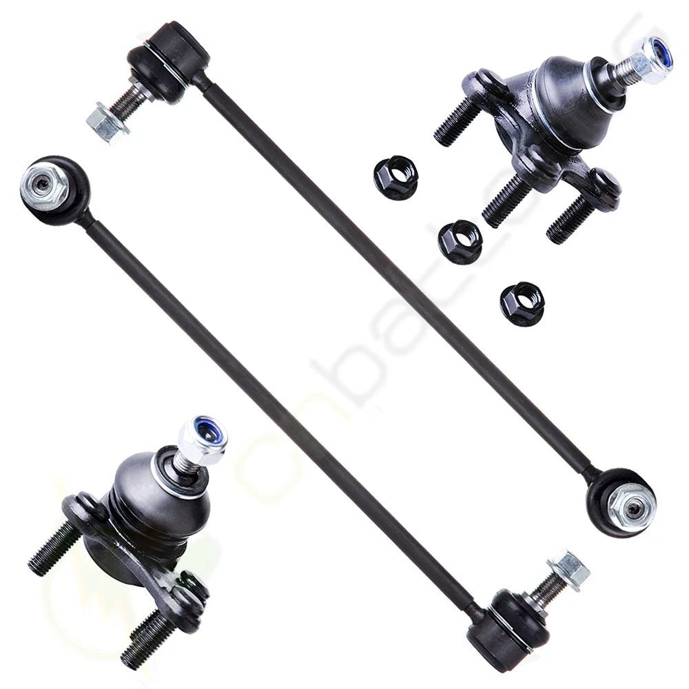 2X Lower Ball Joints & 2X Sway Bar Links Kit for VW Jetta (2005–2012)