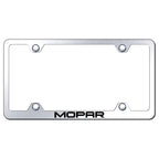 Stainless Steel Wide Body License Plate Frame - Officially Licensed for Mopar