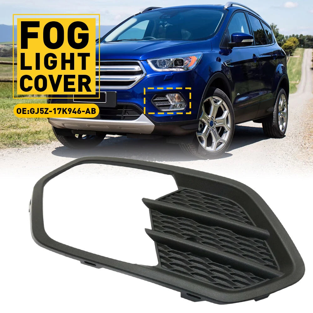 Fog Light Lamp Cover Bezel for Ford Escape Kuga (2017–2019) Left Driver Side