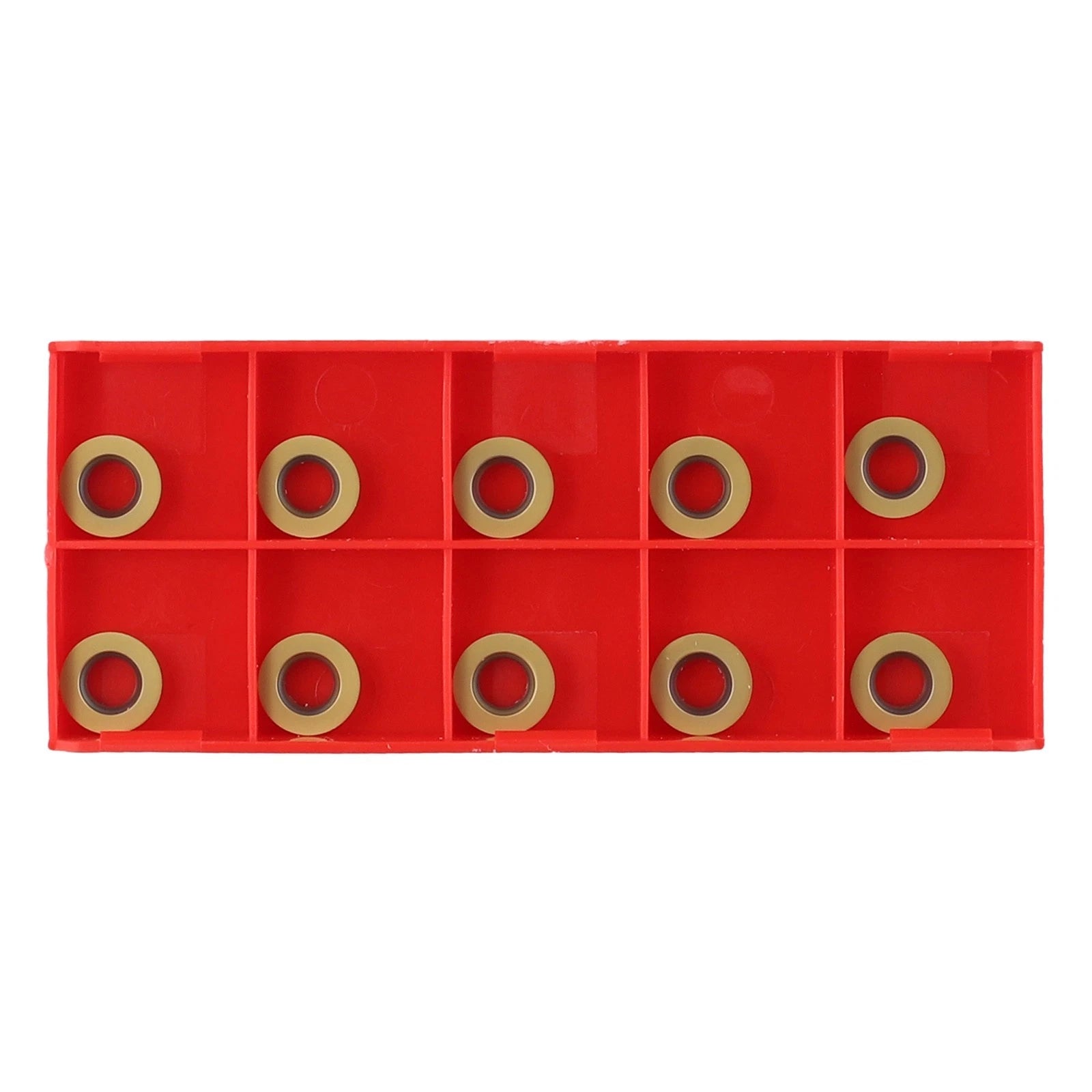 Set of 10 DP5320 Indexable Carbide Milling Inserts for