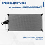 Aluminum AC Condenser 3092 for Ford F150 F250 Super Duty Lincoln Mark LT (2004–2008)