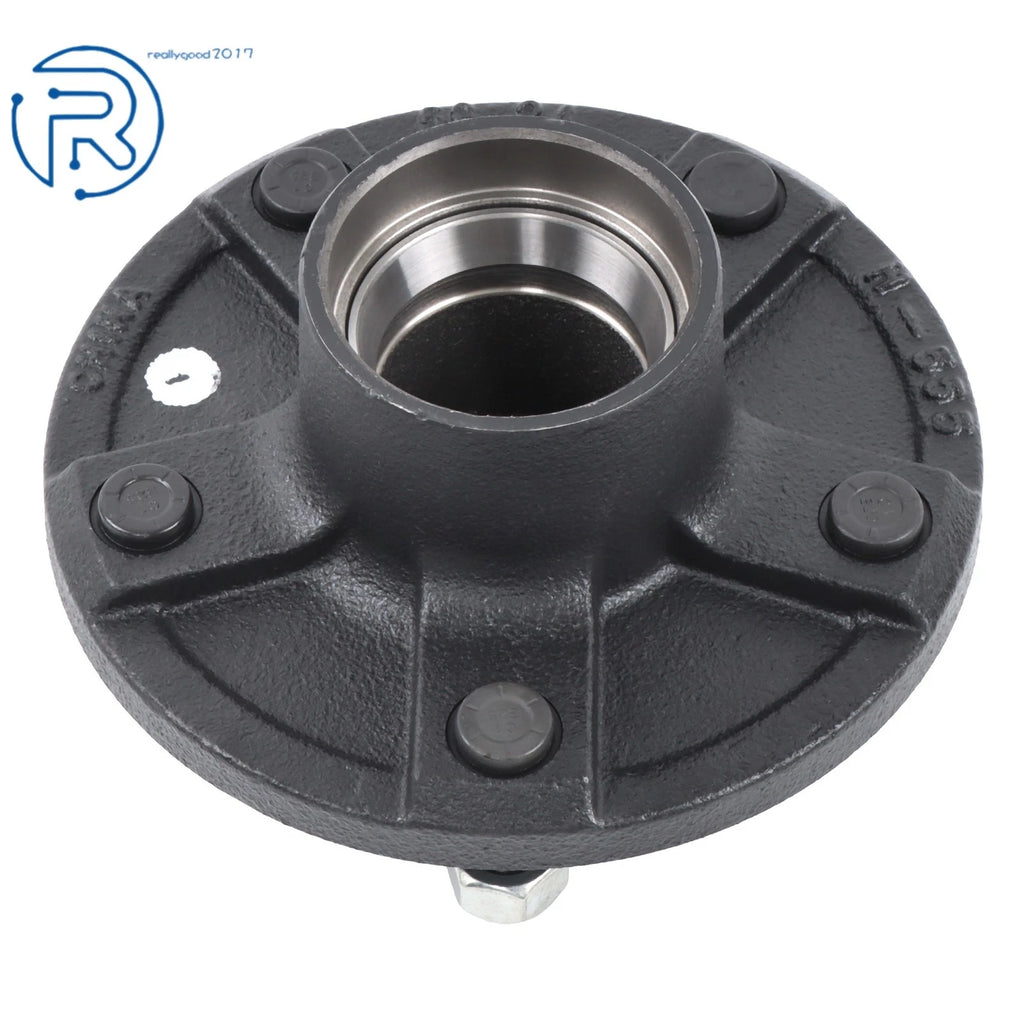 5 Lug Trailer Hub Kit for RV Camper (3500lb Axle, 5 on 5.5) #84 Spindle