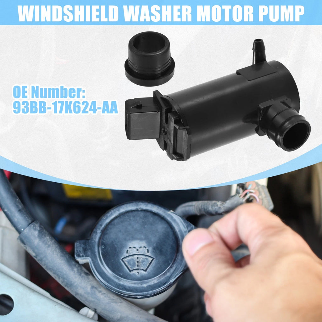 Windshield Washer Motor Pump for Ford Transit MK5 MK6 MK7 (1994–2013) No. 93BB-17K624-AA