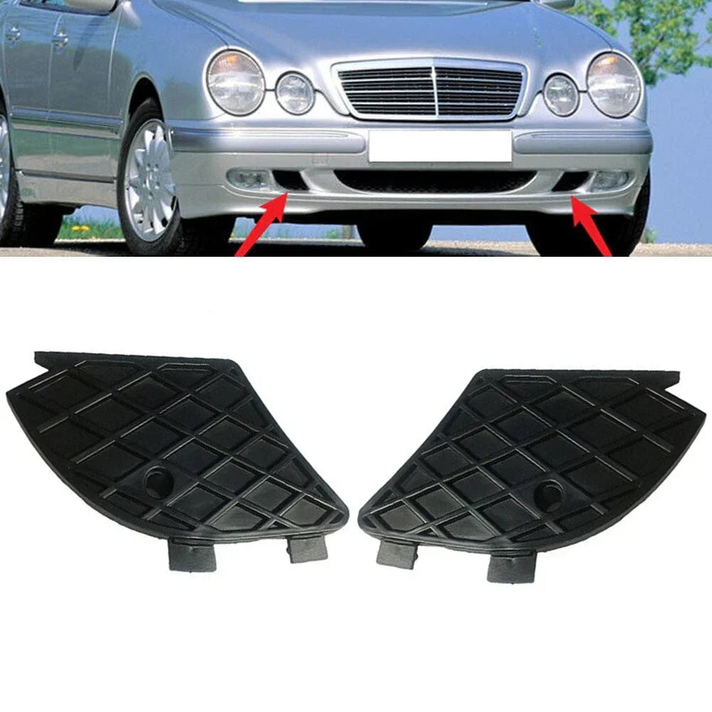 2 x Front Bumper Fog Light Grill Cover for MERCEDES E320 (1999���2003)