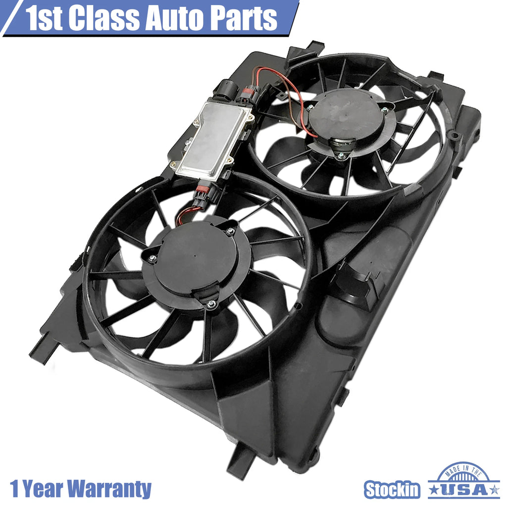 Dual Cooling Fan Assembly for Ford Fusion Lincoln MKZ (2006–2012)