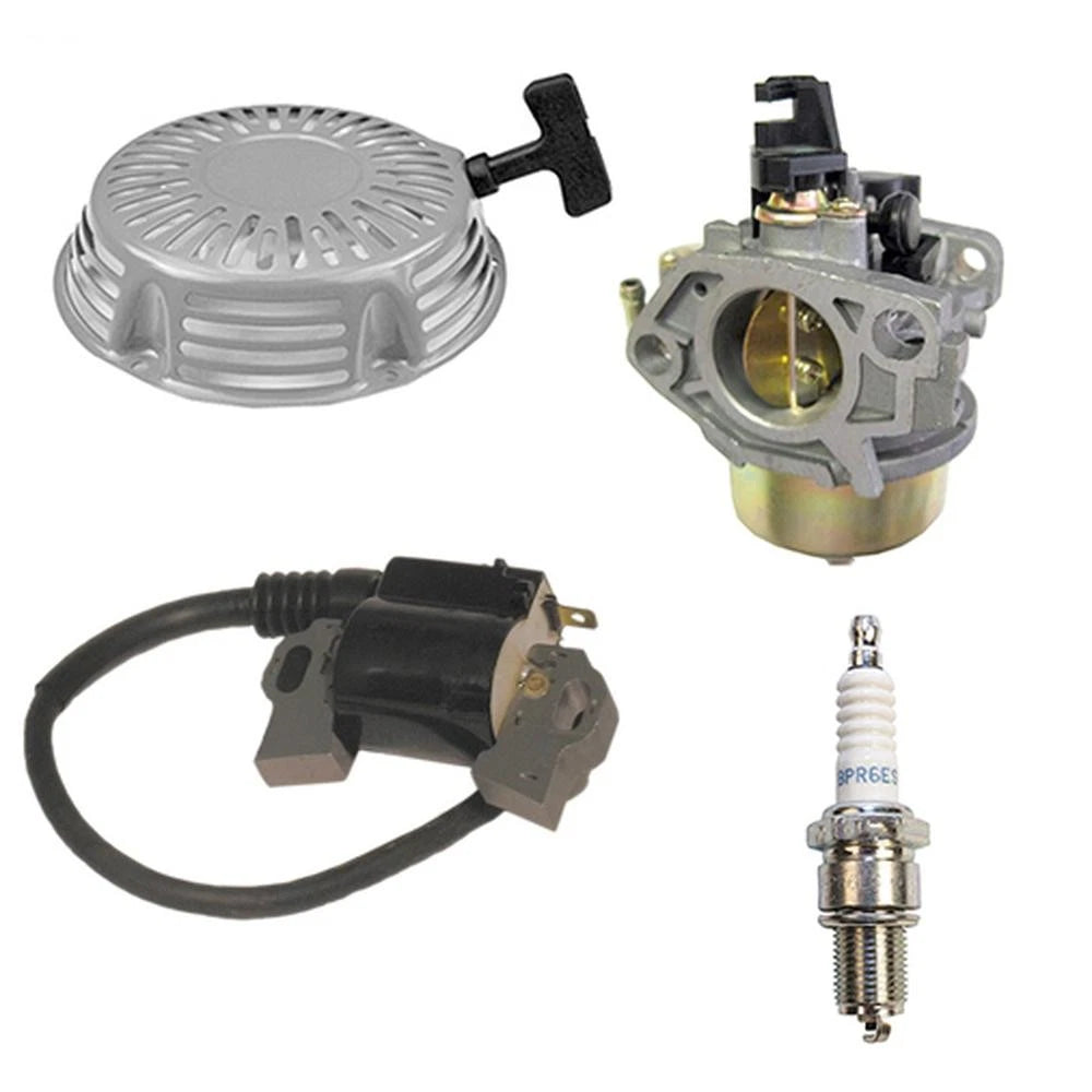 Recoil Air Filter Carburetor Ignition Coil Plug for Honda GX340 GX390 (2000–2023)