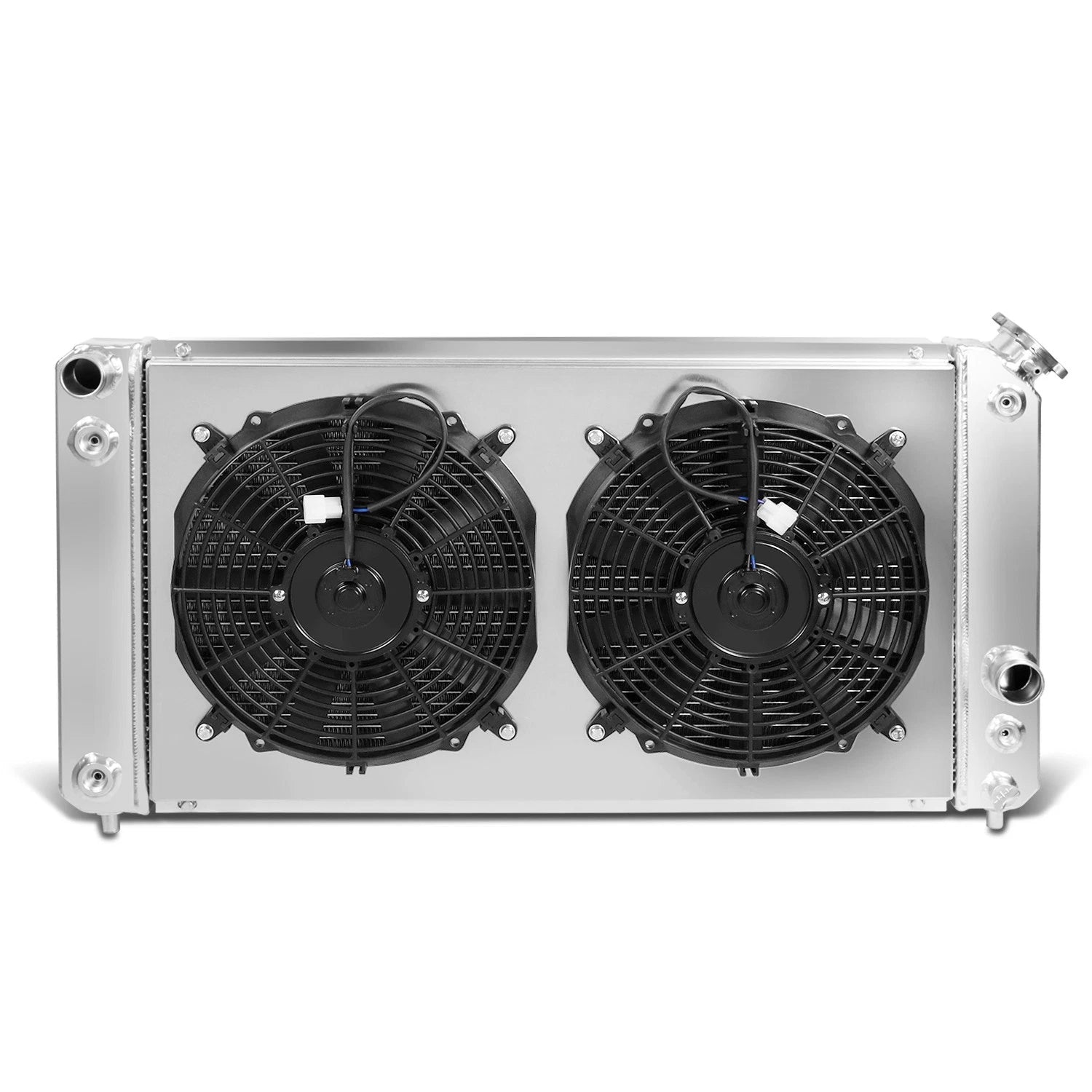 3-Row Aluminum Radiator + Fan Shroud for Chevy Blazer/S10, GMC Sonoma/Jimmy