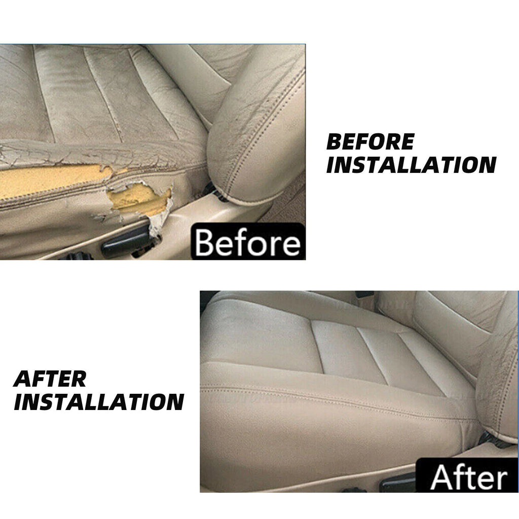 Driver Bottom Seat Cover Tan Leather for Ford F-250 F-350 Super Duty (2002–2007)