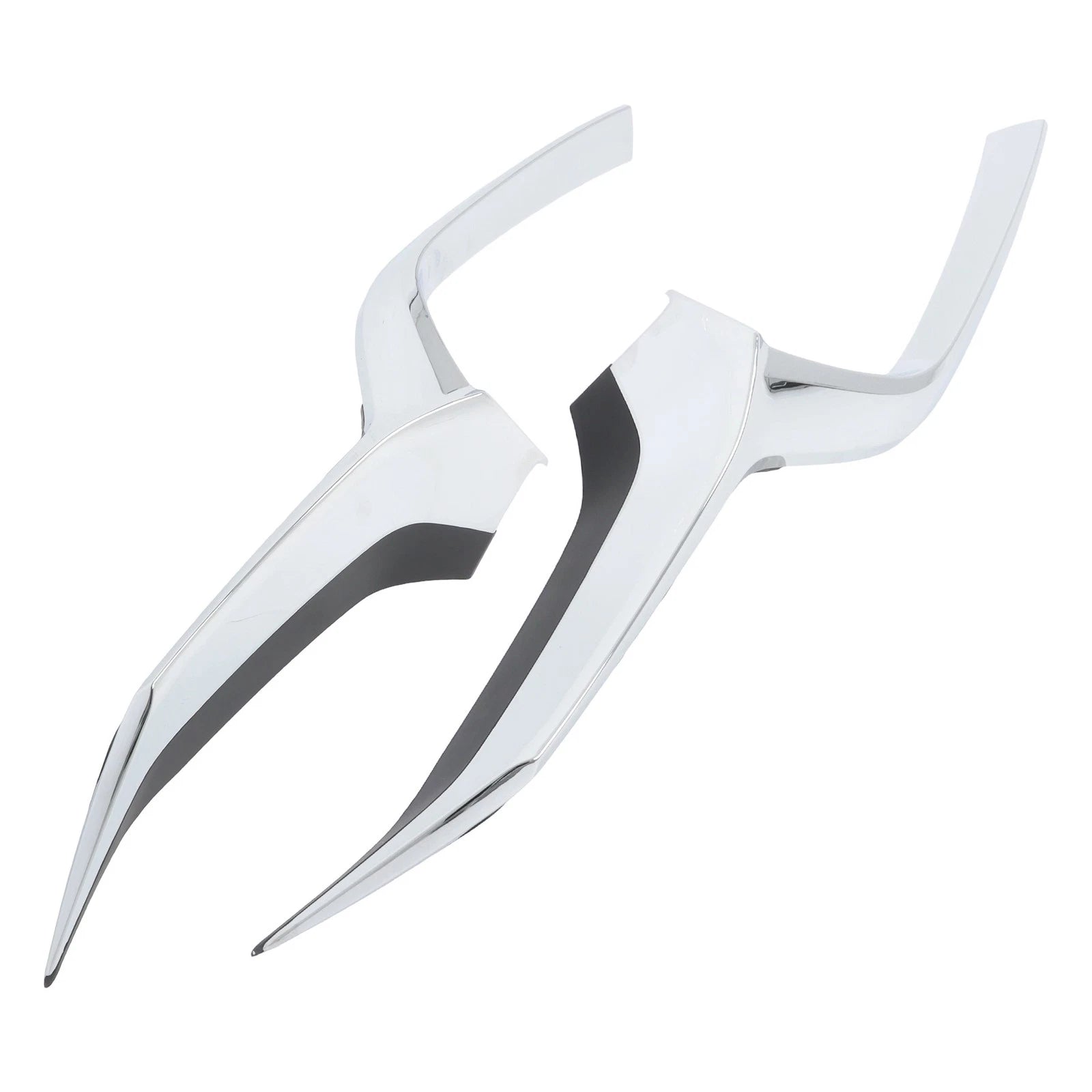 Set of 2 Chrome Front Left and Right Grill Trim Molding for Mazda CX-30 (2020–2023)
