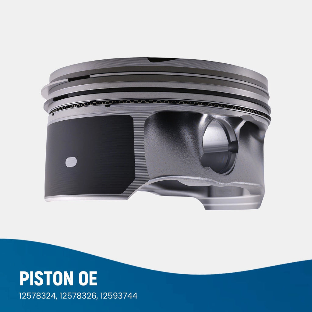 Set of 4 Pistons and Rings for Chevy Equinox GMC Terrain 2.4L (2010–2017)